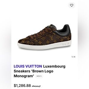 Louis Vuitton Luxembourg Sneakers “Brown logo Monogram”